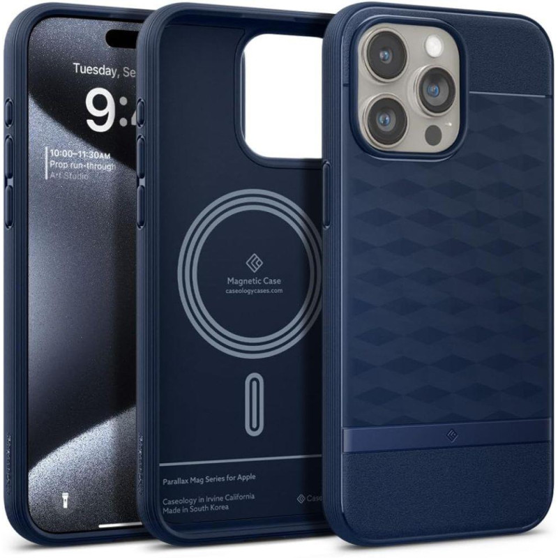 CASEOLOGIJA PARALLAX MAG MAGSAFE IPHONE 15 PRO MIDNIGHT BLUE