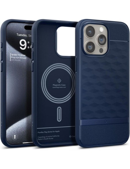 CASEOLOGIJA PARALLAX MAG MAGSAFE IPHONE 15 PRO MIDNIGHT BLUE CASEOLOGIJA PARALLAX MAG MAGSAFE IPHONE 15 PRO MIDNIGHT BLUE