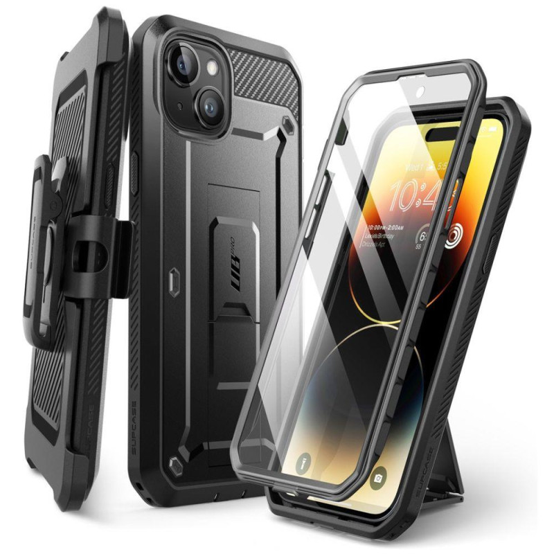 Unicorn Beetle Pro Supcase dėklas iPhone 15 - juodas