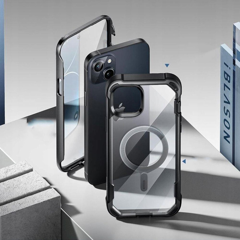 IBLSN Ares Mag Supcase dėklas su MagSafe iPhone 15 - juodas