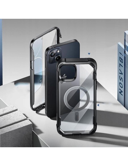 IBLSN Ares Mag Supcase dėklas su MagSafe iPhone 15 - juodas