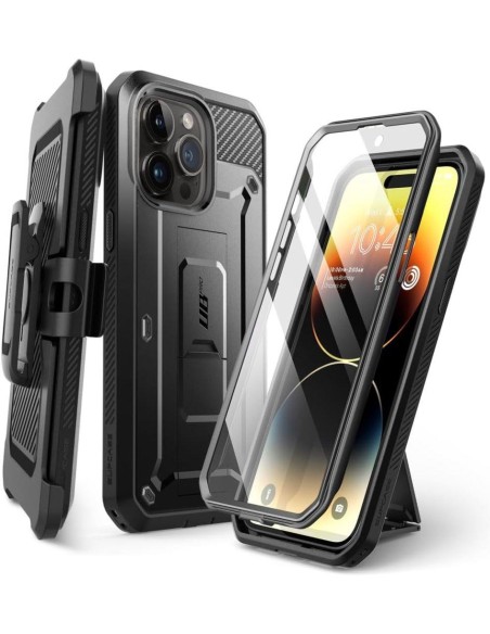 Unicorn Beetle Pro Supcase dėklas iPhone 15 Pro - juodas