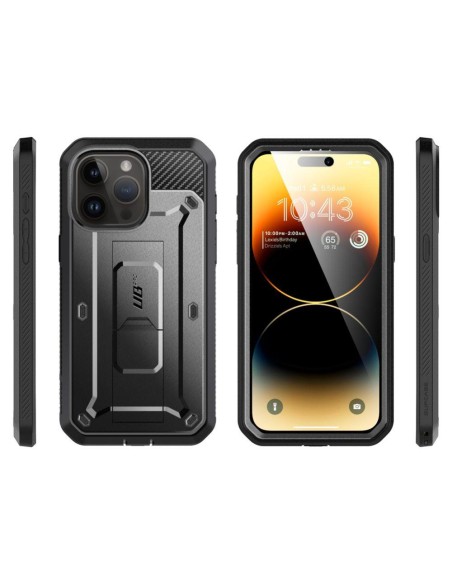 Unicorn Beetle Pro Supcase dėklas iPhone 15 Pro - juodas