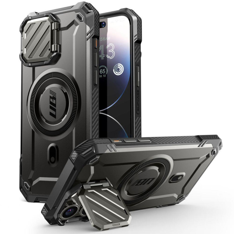 Supcase UB XT Mag dėklas su MagSafe, skirtas iPhone 15 Pro - juodas Supcase UB XT Mag dėklas su MagSafe, skirtas iPhone 15 Pro - juodas