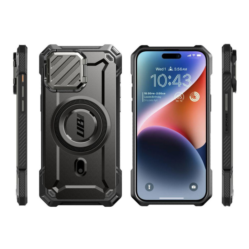 Supcase UB XT Mag dėklas su MagSafe, skirtas iPhone 15 Pro - juodas