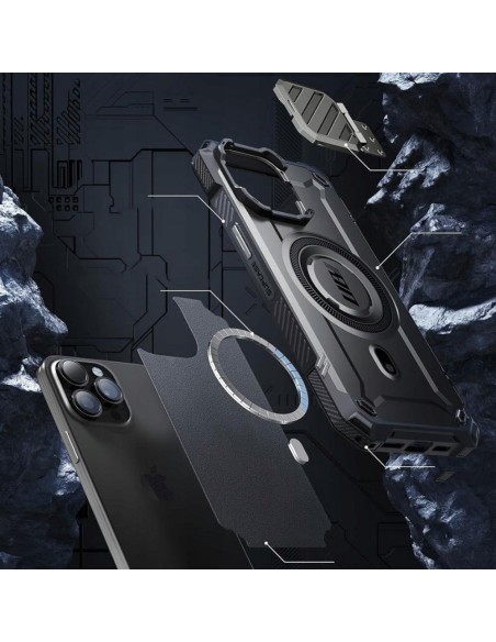Supcase UB XT Mag dėklas su MagSafe, skirtas iPhone 15 Pro - juodas Supcase UB XT Mag dėklas su MagSafe, skirtas iPhone 15 Pro - juodas