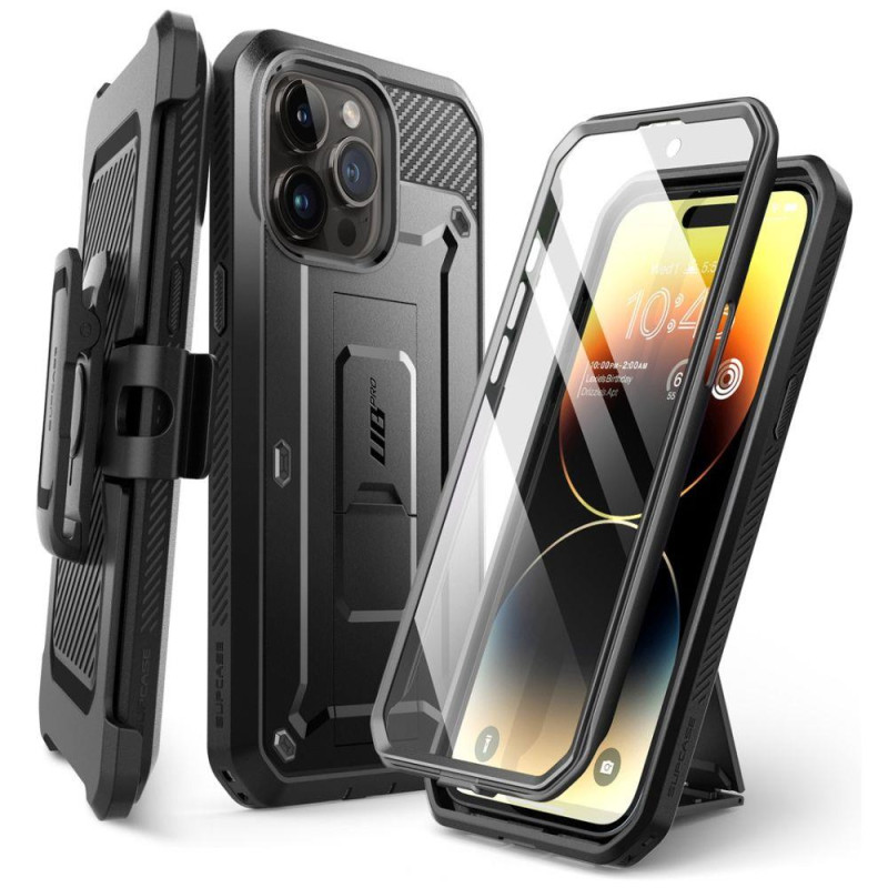 Unicorn Beetle Pro Supcase dėklas, skirtas iPhone 15 Pro Max - juodas Unicorn Beetle Pro Supcase dėklas, skirtas iPhone 15 Pro Max - juodas