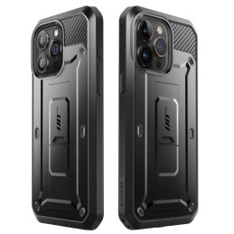 Unicorn Beetle Pro Supcase dėklas, skirtas iPhone 15 Pro Max - juodas