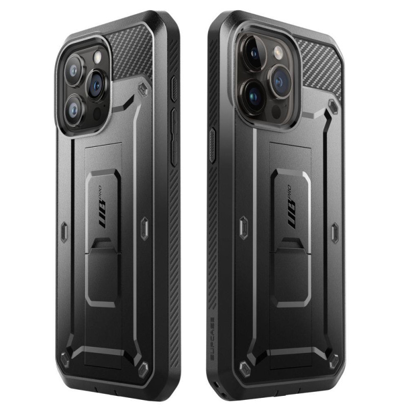 Unicorn Beetle Pro Supcase dėklas, skirtas iPhone 15 Pro Max - juodas