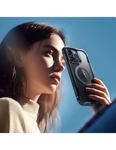 IBLSN Ares Mag Supcase dėklas su MagSafe, skirtas iPhone 15 Pro Max - juodas