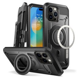 Supcase UB Pro Mag dėklas su MagSafe, skirtas iPhone 15 Pro Max - juodas
