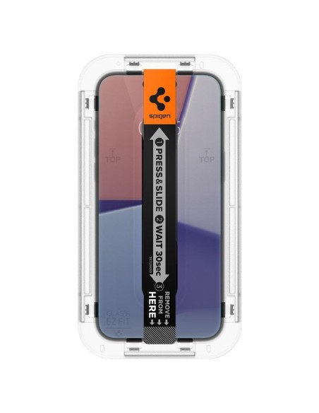 Spigen Glas.tR EZ Fit Privacy grūdintas stiklas, skirtas iPhone 15 Plus Spigen Glas.tR EZ Fit Privacy grūdintas stiklas, skirtas iPhone 15 Plus