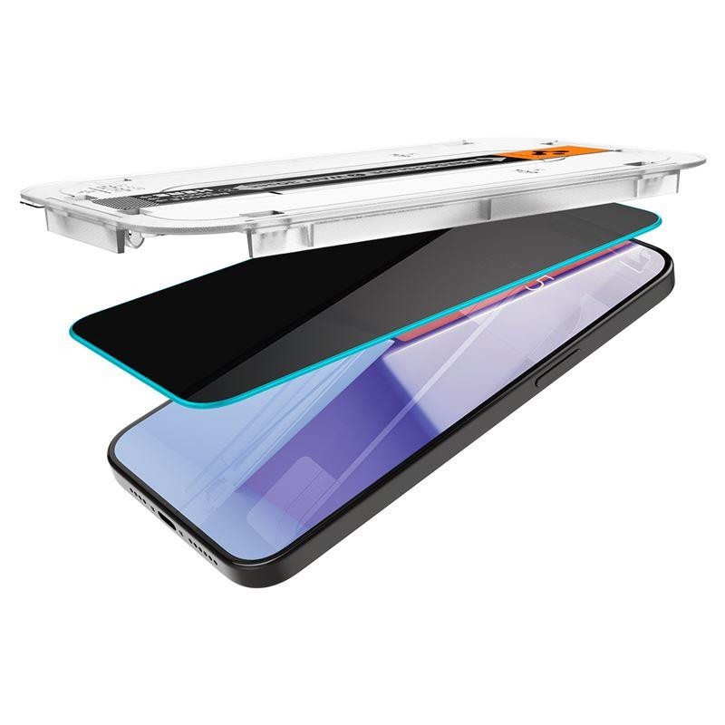 Spigen Glas.tR EZ Fit Privacy grūdintas stiklas, skirtas iPhone 15 Pro