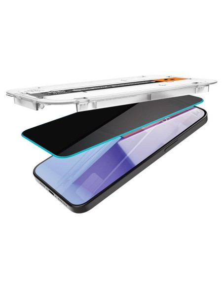 Spigen Glas.tR EZ Fit Privacy grūdintas stiklas, skirtas iPhone 15 Pro Spigen Glas.tR EZ Fit Privacy grūdintas stiklas, skirtas iPhone 15 Pro
