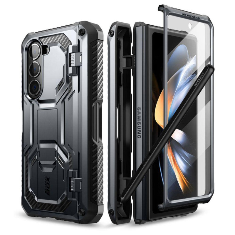 IBLSN ArmorBox Pen Supcase dėklas, skirtas Samsung Galaxy Z Fold 5 - juodas