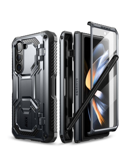 IBLSN ArmorBox Pen Supcase dėklas, skirtas Samsung Galaxy Z Fold 5 - juodas IBLSN ArmorBox Pen Supcase dėklas, skirtas Samsung Galaxy Z Fold 5 - juodas