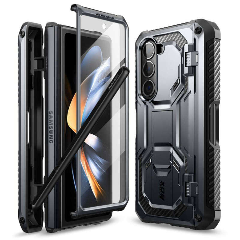 IBLSN ArmorBox Pen Supcase dėklas, skirtas Samsung Galaxy Z Fold 5 - juodas
