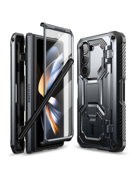 IBLSN ArmorBox Pen Supcase dėklas, skirtas Samsung Galaxy Z Fold 5 - juodas IBLSN ArmorBox Pen Supcase dėklas, skirtas Samsung Galaxy Z Fold 5 - juodas