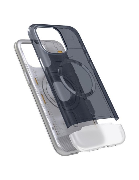 Spigen Classic C1 Mag dėklas su MagSafe iPhone 15 Pro Max - grafitas Spigen Classic C1 Mag dėklas su MagSafe iPhone 15 Pro Max - grafitas