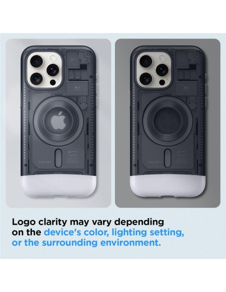 Spigen Classic C1 Mag dėklas su MagSafe iPhone 15 Pro Max - grafitas Spigen Classic C1 Mag dėklas su MagSafe iPhone 15 Pro Max - grafitas