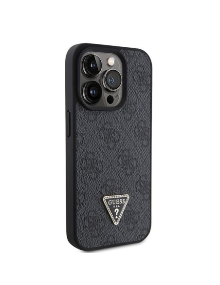 Guess Crossbody 4G Metal Logo dėklas iPhone 15 Pro - juodas Guess Crossbody 4G Metal Logo dėklas iPhone 15 Pro - juodas