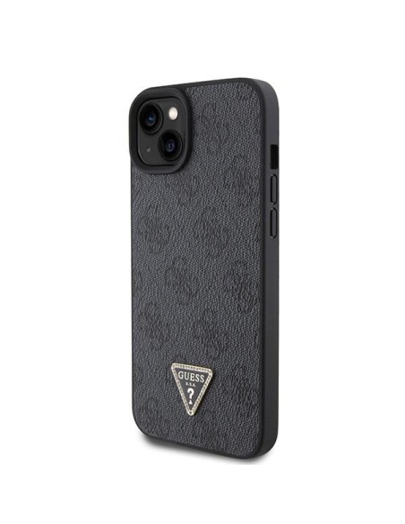 Guess Crossbody 4G Metal Logo dėklas iPhone 15 - juodas Guess Crossbody 4G Metal Logo dėklas iPhone 15 - juodas