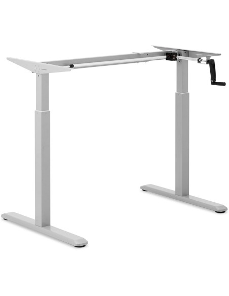 Rėmas stalo rėmas su rankiniu aukščio reguliavimu 73-124 cm iki 70 kg PILKA Rėmas stalo rėmas su rankiniu aukščio reguliavimu 73-124 cm iki 70 kg PILKA