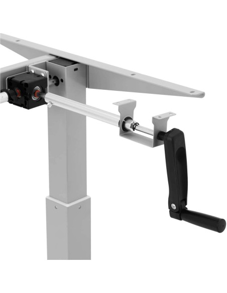 Rėmas stalo rėmas su rankiniu aukščio reguliavimu 73-124 cm iki 70 kg PILKA Rėmas stalo rėmas su rankiniu aukščio reguliavimu 73-124 cm iki 70 kg PILKA