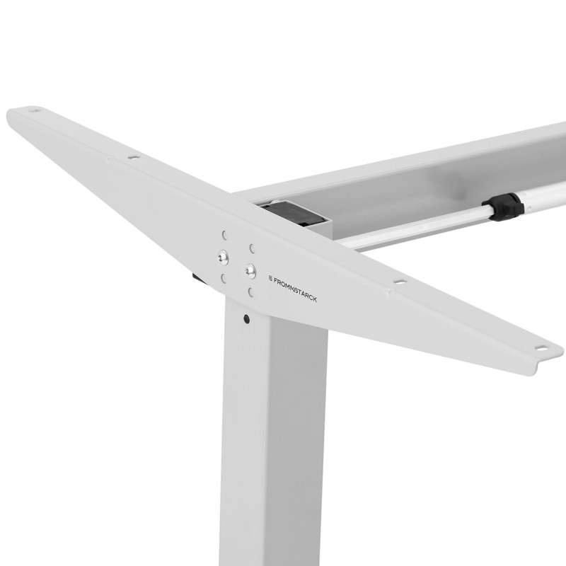 Rėmas stalo rėmas su rankiniu aukščio reguliavimu 73-124 cm iki 70 kg PILKA