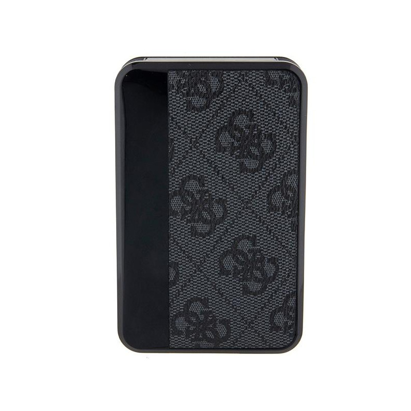 Guess 4G odinis metalinis logotipas Powerbank 18W 10000mAh - juodas