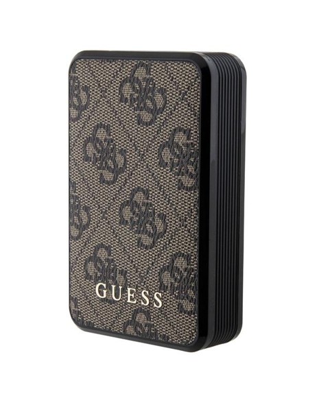 Guess 4G odinis metalinis logotipas Powerbank 18W 10000mAh - ruda