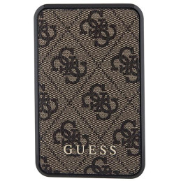 Guess 4G odinis metalinis logotipas Powerbank 18W 10000mAh - ruda