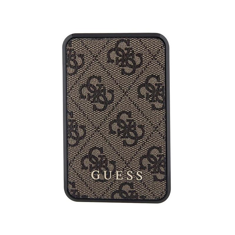 Guess 4G odinis metalinis logotipas Powerbank 18W 10000mAh - ruda