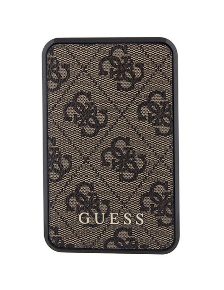 Guess 4G odinis metalinis logotipas Powerbank 18W 10000mAh - ruda