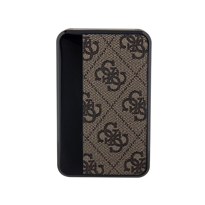 Guess 4G odinis metalinis logotipas Powerbank 18W 10000mAh - ruda