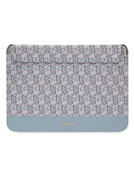 Guess GCube Stripes dėklas 16" nešiojamam kompiuteriui - mėlynas