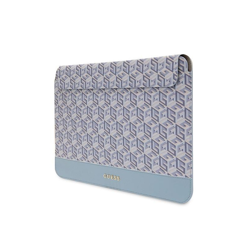 Guess GCube Stripes dėklas 16" nešiojamam kompiuteriui - mėlynas
