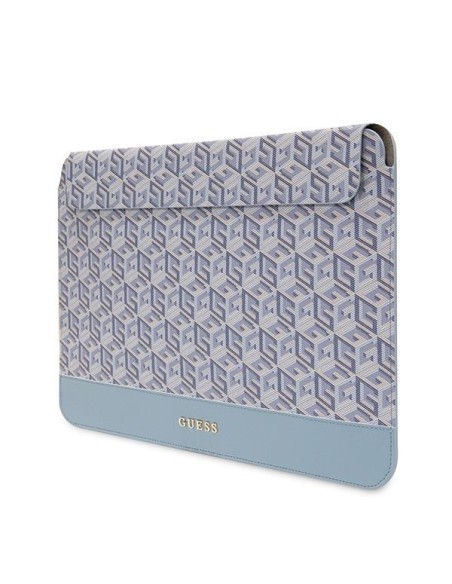 Guess GCube Stripes dėklas 16" nešiojamam kompiuteriui - mėlynas