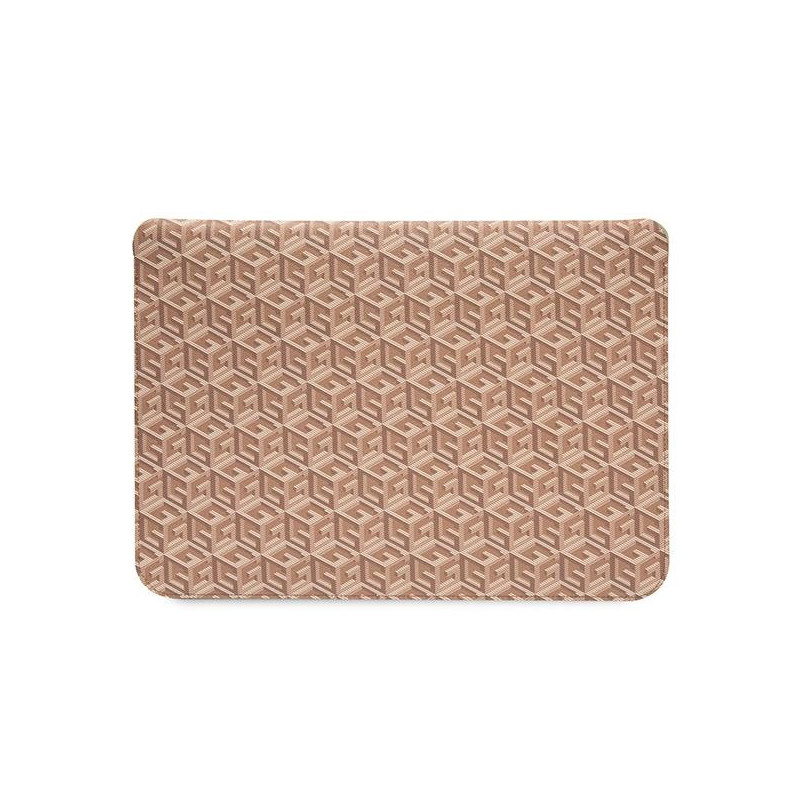 Guess GCube Stripes dėklas 16" nešiojamam kompiuteriui – rudas