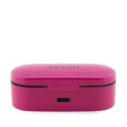 Guess TWS Bluetooth ausinės + prijungimo stotelė - rožinė