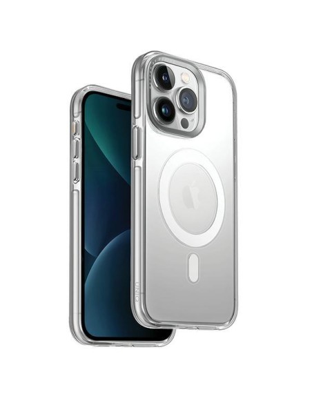 UNIQ Calio Magclick įkrovimo dėklas, skirtas iPhone 15 Pro - skaidrus UNIQ Calio Magclick įkrovimo dėklas, skirtas iPhone 15 Pro - skaidrus