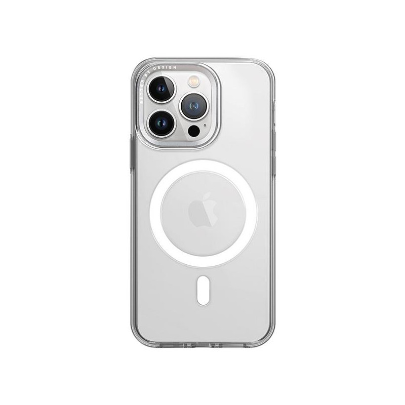 UNIQ Calio Magclick įkrovimo dėklas, skirtas iPhone 15 Pro Max - skaidrus