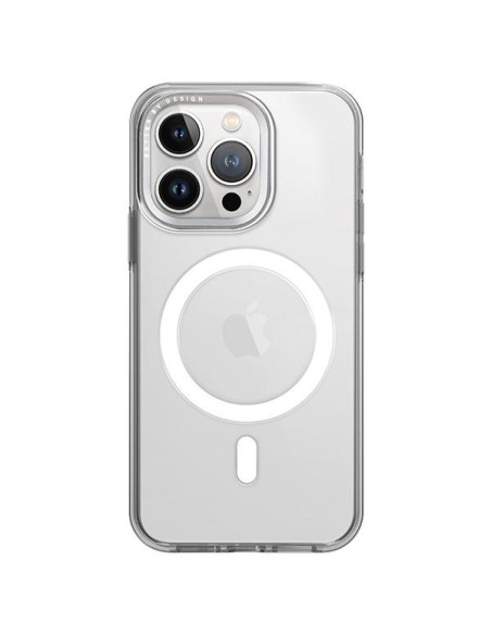 UNIQ Calio Magclick įkrovimo dėklas, skirtas iPhone 15 Pro Max - skaidrus UNIQ Calio Magclick įkrovimo dėklas, skirtas iPhone 15 Pro Max - skaidrus