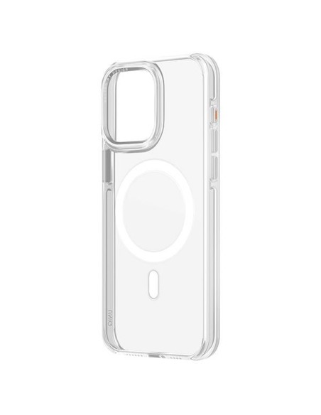 UNIQ Calio Magclick įkrovimo dėklas, skirtas iPhone 15 Pro Max - skaidrus UNIQ Calio Magclick įkrovimo dėklas, skirtas iPhone 15 Pro Max - skaidrus