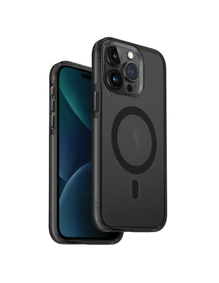 UNIQ Calio Magclick įkrovimo dėklas, skirtas iPhone 15 Pro Max - pilkas UNIQ Calio Magclick įkrovimo dėklas, skirtas iPhone 15 Pro Max - pilkas