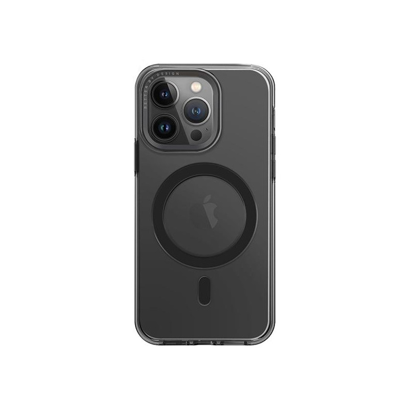 UNIQ Calio Magclick įkrovimo dėklas, skirtas iPhone 15 Pro Max - pilkas