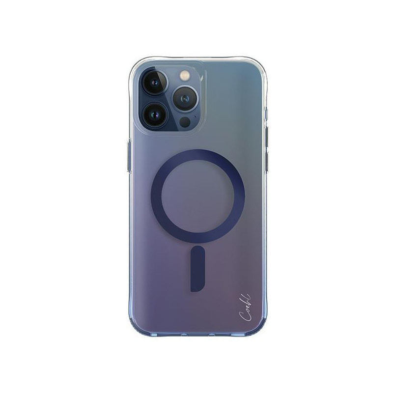 UNIQ Coehl Dazze magnetinis įkrovimo dėklas, skirtas iPhone 15 Pro Max - mėlynas UNIQ Coehl Dazze magnetinis įkrovimo dėklas, skirtas iPhone 15 Pro Max - mėlynas