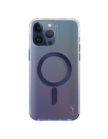 UNIQ Coehl Dazze magnetinis įkrovimo dėklas, skirtas iPhone 15 Pro Max - mėlynas UNIQ Coehl Dazze magnetinis įkrovimo dėklas, skirtas iPhone 15 Pro Max - mėlynas