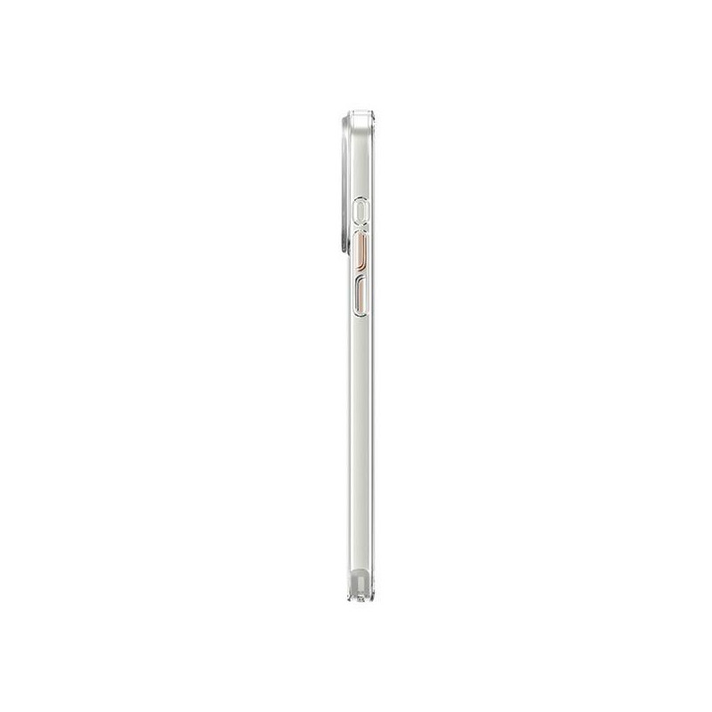 UNIQ Coehl Glace Magnetic Charging dėklas, skirtas iPhone 15 Pro Max - rožinė ir auksinė