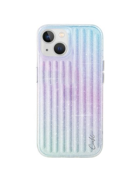 UNIQ Coehl Linear dėklas, skirtas iPhone 15 - rožinė ir mėlyna